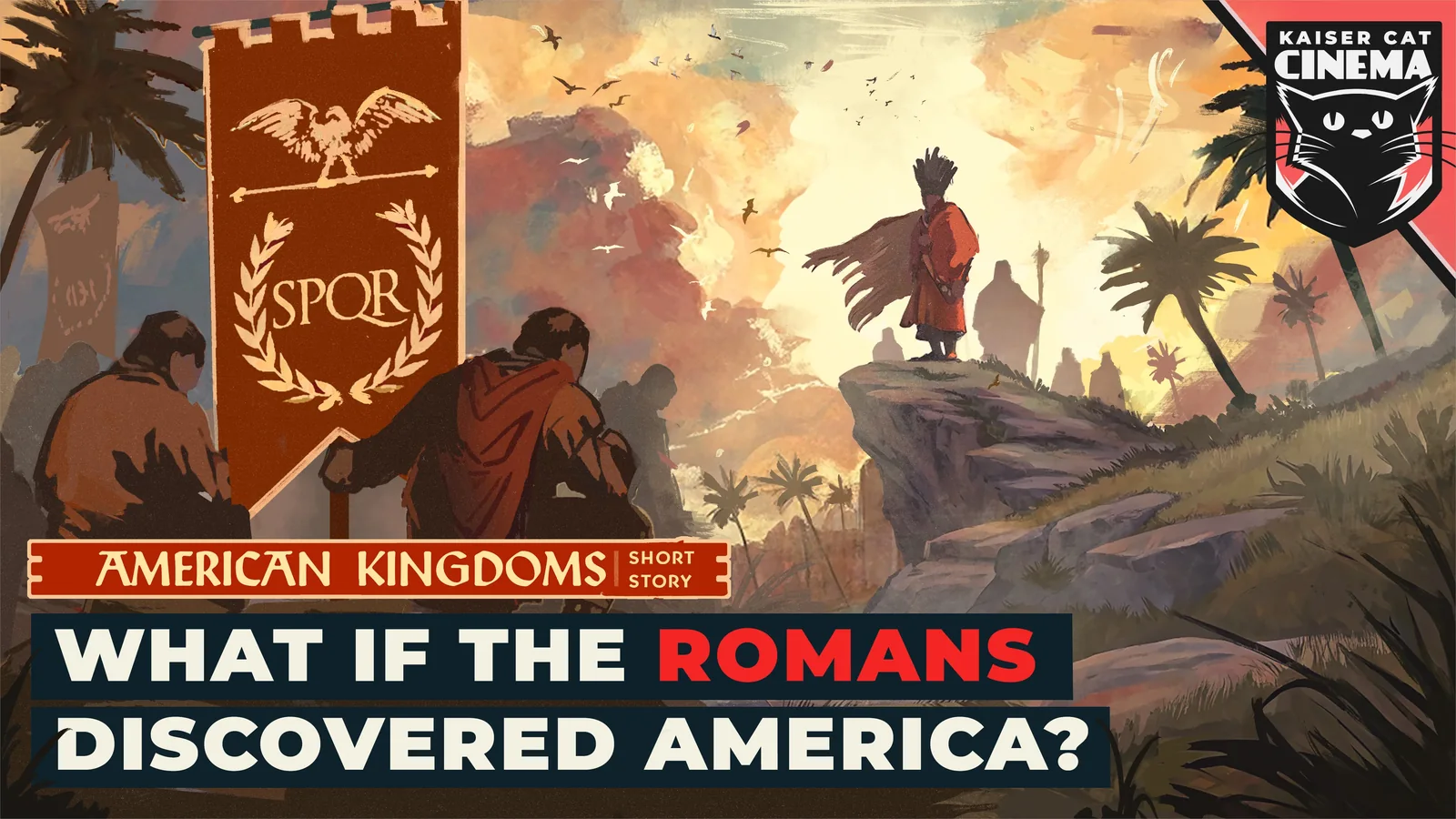 What if the Romans discovered America video artwork